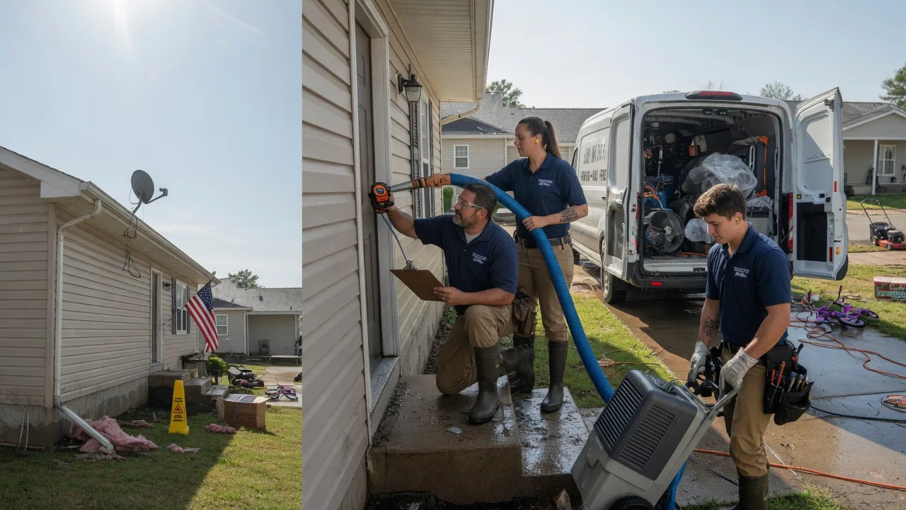 Ceiling Water Damage Restoration in Almont, ND near me
